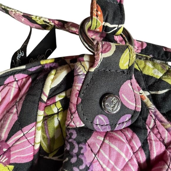 Vera Bradley retired pattern Purple Punch Shoulder Bucket bag. - Picture 6 of 8